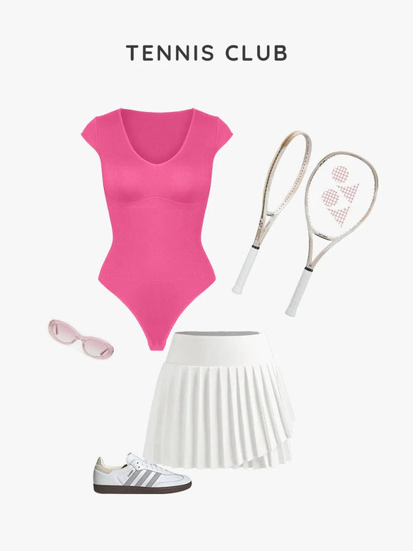 Tose Seamless Deep V Waist and Abdomen Shaping Thong Bodysuit / BLACK FRIDAY DEALS